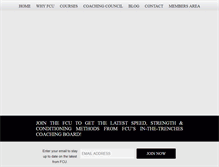Tablet Screenshot of footballcoachu.com